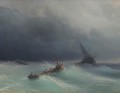 海の嵐 1873 ロマンチックなイワン・アイヴァゾフスキー ロシア